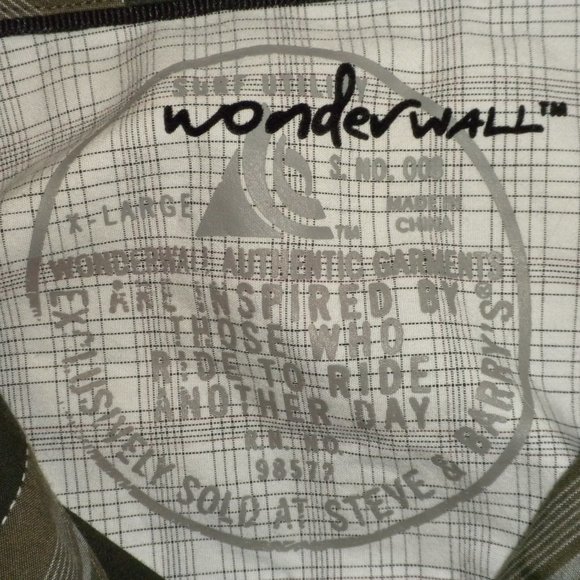 Wonderwall Steve & Barry's Button Front Shirt XL fits like an 2X - Picture 6 of 7